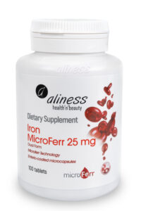 Aliness - Iron MicroFerr 25 mg, 100 vegan tablets