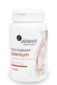 Aliness - Selenium L-selenomethionine 200mcg, 100 vegan tablets