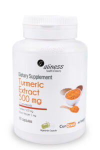 Aliness - Turmeric / Curcumin 500 mg, 60 capsules