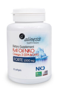 Aliness - Krill Oil FORTE 1,000 mg, 60 capsules