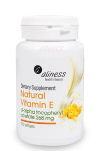 Aliness - Natural Vitamin E 400IU, 100 capsules